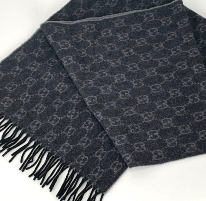 Gucci GG cashmere jacquard scarf