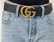 Load image into Gallery viewer, Gucci marmont double G wide belt size 85