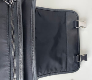 Prada re-nylon and Saffiano leather shoulder bag