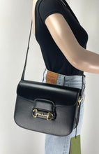 Load image into Gallery viewer, Gucci Horsebit 1955 shoulder bag black