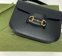 Load image into Gallery viewer, Gucci Horsebit 1955 shoulder bag black