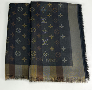 Louis Vuitton so shine monogram shawl
