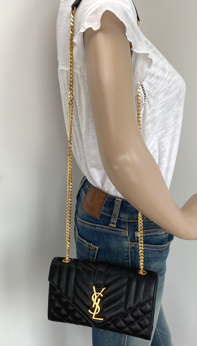 Ysl Envelope Bag Black Ysl All Black Envelope Bag Saint Laurent