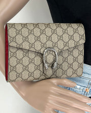 Load image into Gallery viewer, Gucci dionysus supreme chain wallet