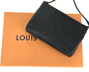 Louis Vuitton pallas crossbody in black empreinte