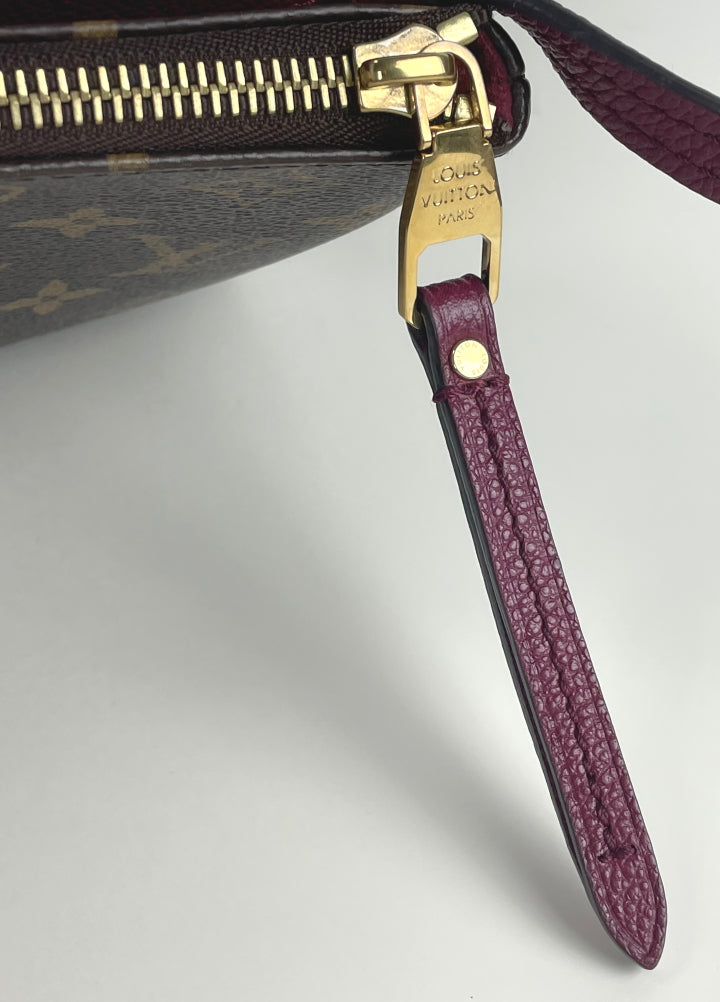 Louis Vuitton Twice Aurore Monogram Brown Red Leather ref.34051 - Joli  Closet