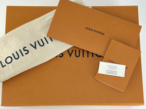 Louis Vuitton monogram giant toiletry pouch 26 rouge