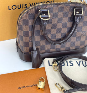 Louis Vuitton alma BB damier ebene