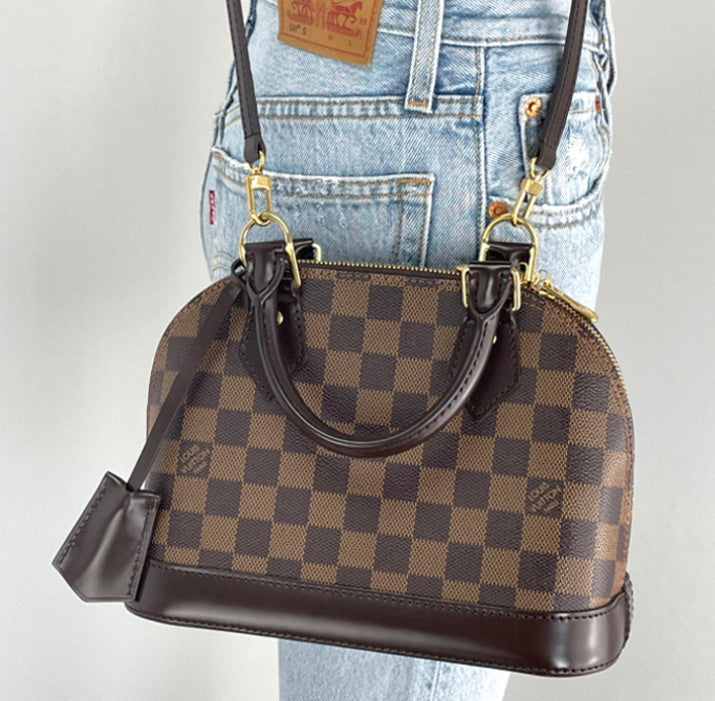 Bb Damier Ebene Alma Handtasche Louis Vuitton Alma BB Damier Ebene