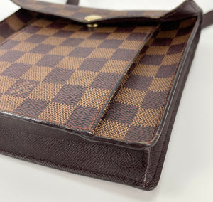 Louis Vuitton pimlico crossbody bag in damier ebene canvas