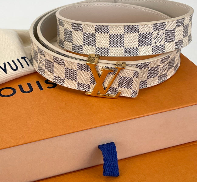 Louis Vuitton initiales 25MM azur 80cm – Lady Clara's Collection