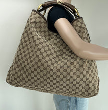 Load image into Gallery viewer, Gucci large horsebit hobo bag