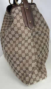 Gucci large horsebit hobo bag