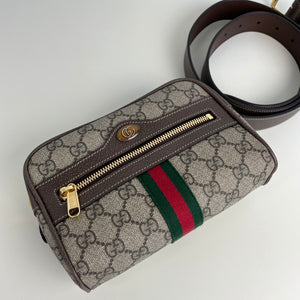 Gucci GG supreme ophidia small belt bag