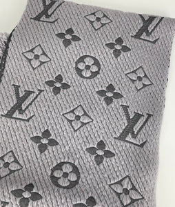Louis Vuitton logomania scarf in pearl