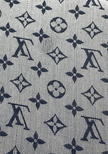 Louis Vuitton denim shawl in blue