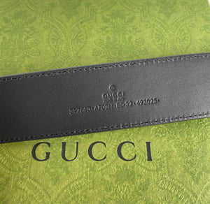 Gucci marmont double G buckle belt size 80 silver