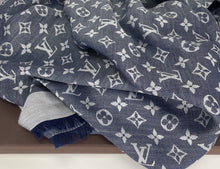 Load image into Gallery viewer, Louis Vuitton denim shawl in blue
