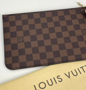 Louis Vuitton pochette in damier ebene