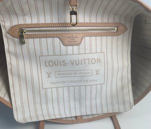 Louis Vuitton neverfull MM damier azur