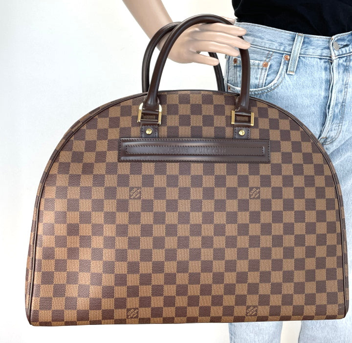Louis Vuitton nolita 24 hour bag in damier ebene