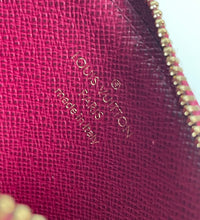 Load image into Gallery viewer, Louis Vuitton zipped cardholder in fuchsia