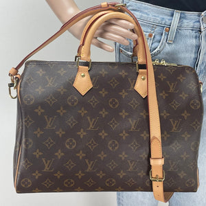 Louis Vuitton Speedy 35 bandouliere in monogram