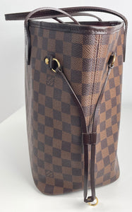 Louis Vuitton Neverfull MM size in damier ebene