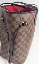 Load image into Gallery viewer, Louis Vuitton Neverfull MM size in damier ebene