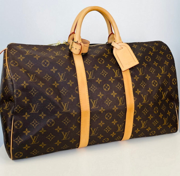 Louis Vuitton keepall 50 in monogram canvas