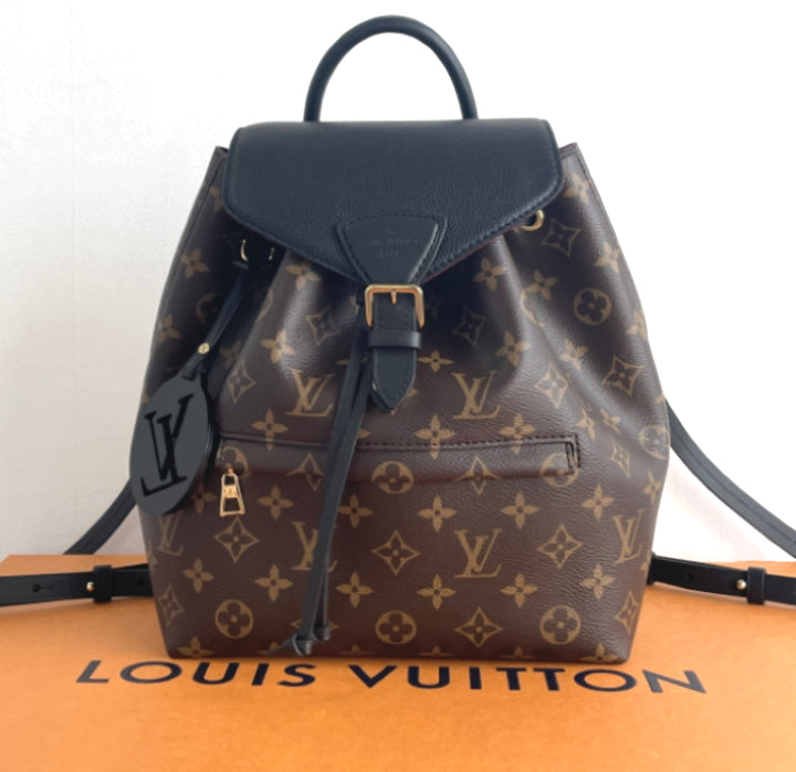 Louis Vuitton Montsouris Pm Black Monogram - 3 For Sale on 1stDibs