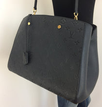Load image into Gallery viewer, Louis Vuitton montaigne GM noir