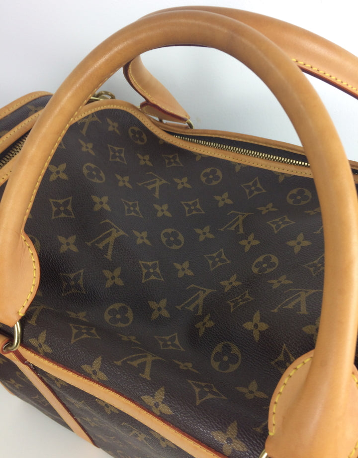 Louis Vuitton pet/ dog carrier 40 monogram Lady Clara's Collection
