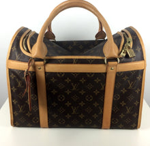 Load image into Gallery viewer, Louis Vuitton pet/ dog carrier 40 monogram