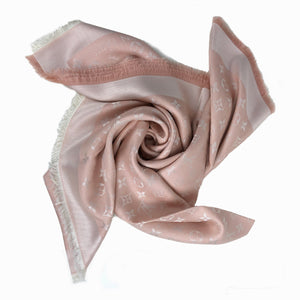 Louis Vuitton denim shawl rosa