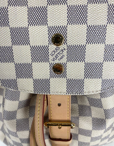 Louis Vuitton sperone backpack in damier azur