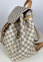 Load image into Gallery viewer, Louis Vuitton sperone backpack in damier azur