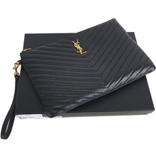 Load image into Gallery viewer, Saint Laurent Monogram tablet pouch