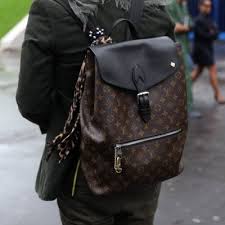 Louis Vuitton palk macassar backpack